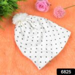 Big Soft Winter Cap, Woolen Inside Fur Beanie Cap (1 Pc / Mix Design & Color) - With Dupatta by Nari Haat, Indian eth...