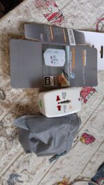 All-in-One Universal Worldwide Travelling AC Adaptor Plug (1 Pc) - Full Detail by Nari Haat, Indian ethnic wear, wome...