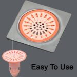 Deodorant Floor Drain Core Silicone Stopper Anti Odor Hair Trap Plug for Kitchen - Sleeve Design by Nari Haat, Indian...