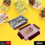 Kids Lunch Box with Steel Spoon & Chopsticks – Food-Safe & Durable - With Dupatta by Nari Haat, Indian ethnic wear,...