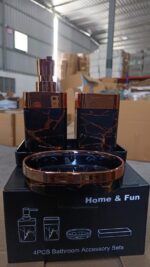 Bathroom Accessories Set (4 pcs set) - Full Detail by Nari Haat, Indian ethnic wear, women clothing, designer suit