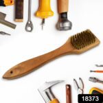 Wooden Handle Steel Wire Brush (1 Pc) - With Dupatta by Nari Haat, Indian ethnic wear, women clothing, designer suit