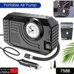 Tire Inflator Portable Air Compressor 12V Small Air Pump for Car Tires Bicycle Bike - With Dupatta by Nari Haat, Indi...
