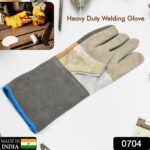 Protective Durable Heat Resistant Welding Gloves - With Dupatta by Nari Haat, Indian ethnic wear, women clothing, des...