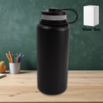 Stainless Steel Double Wall Vacuum-Insulated Drink Water Bottle (1000 ML / Mix Color) - Full Detail by Nari Haat, Ind...