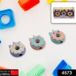 Tree Small Sized Cartoon Themed Non-Toxic Donut Erasers, School Stationery  (3pc Set) - With Dupatta by Nari Haat, In...