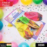 Big Size Balloons Kinds of Rainbow Party Latex Balloons (3 Pcs Set - With Dupatta by Nari Haat, Indian ethnic wear, w...