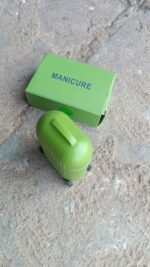 Manicure & Pedicure Kit – 8 Pc Grooming Set with 4-Wheel Suitcase Trolley - Fabric Detail by Nari Haat, Indian ethn...