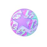 Bouncy Stress Reliever Fun Play Led Rubber Balls for Kids (1 Pc Only) - Sleeve Design by Nari Haat, Indian ethnic wea...