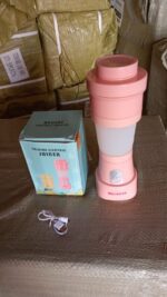 Foldable Electric Juicer, Portable Blender Stainless Steel 6 Blades (500 ML) - Full Detail by Nari Haat, Indian ethni...