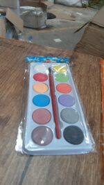 Painting Water Color Kit - 12 Shades and Paint Brush (13 Pcs) - Full Detail by Nari Haat, Indian ethnic wear, women c...