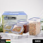 Set of 3 Rectangular Airtight Food Storage Containers with Lids - With Dupatta by Nari Haat, Indian ethnic wear, wome...