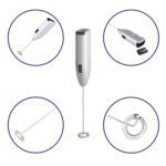 Electric Handheld Milk Wand Mixer Frother Latte Coffee Hot (Battery Not Included) - Neckline Detail by Nari Haat, Ind...