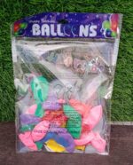 Multicolor Latex Balloons for Birthday & Anniversary Decor (24 Pcs) - Fabric Detail by Nari Haat, Indian ethnic wear,...