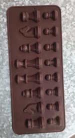 Silicone Chocolate Mould Chess Shape (1 Pc) - Closeup Embroidery by Nari Haat, Indian ethnic wear, women clothing, de...