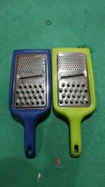 Stainless Steel Cheese Grater 3in1 Multifunctional (1 Pc / Mix Color) - Fabric Detail by Nari Haat, Indian ethnic wea...