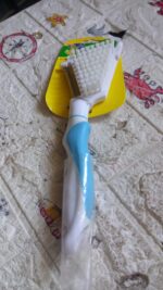 Multipurpose Peeler Brush – Stainless Steel Peeler with Cleaning Brush (1 Pc) - Fabric Detail by Nari Haat, Indian ...