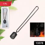 Hanuman Chalisa Locket with Gada, Chain (1 Pc) - With Dupatta by Nari Haat, Indian ethnic wear, women clothing, desig...