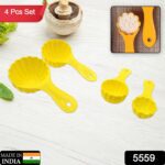 Plastic Kitchen Tool Mould / Ladoo Mould Spoon Ladoo Making Spoon (4 Pcs Set) - With Dupatta by Nari Haat, Indian eth...