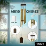 Wind Chime Musical Wind Chime with 6 Tuned Tubes and Hook (1 Pc) - With Dupatta by Nari Haat, Indian ethnic wear, wom...