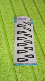 Metal Tik Tak Hair Clips (12 Pcs Set), Hair accessories - Fabric Detail by Nari Haat, Indian ethnic wear, women cloth...