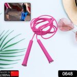 3m Plastic Adjustable Jump Rope: High-Speed Skipping, Crossfit, Fitness - With Dupatta by Nari Haat, Indian ethnic we...