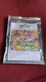 Seeds 20 Varieties of Flower Seeds Combo (1 Pkt / 20 Varieties) - Fabric Detail by Nari Haat, Indian ethnic wear, wom...