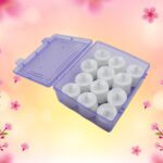 Festival Decorative - LED Tealight Candles for Party, Wedding,  Diwali (12pc) - Sleeve Design by Nari Haat, Indian et...