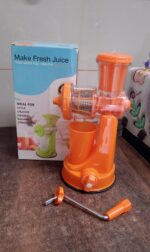 Manual Fruit Vegetable Juicer with Juice Cup and Waste Collector - Fabric Detail by Nari Haat, Indian ethnic wear, wo...