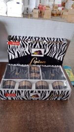 2 Bowl & 6 Glass Snake Set ( 8 Pc Set ) - Fabric Detail by Nari Haat, Indian ethnic wear, women clothing, designer suit