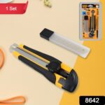 Cutter Knife Set with 4 Replacement Blades (1 Set) - With Dupatta by Nari Haat, Indian ethnic wear, women clothing, d...