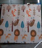 Baby Play Mat, Foam Play mat  Water-Proof Reversible Toxic Free (197x176 cm) - Fabric Detail by Nari Haat, Indian eth...