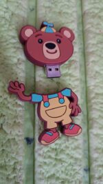Portable Cartoon Silicone USB Pen Drive (15 GB Baby Rhymes Song / 1 Pc) - Neckline Detail by Nari Haat, Indian ethnic...