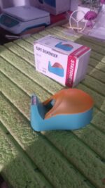 Plastic Tape Dispenser Cutter for Home Office use (1 pc) - Fabric Detail by Nari Haat, Indian ethnic wear, women clot...