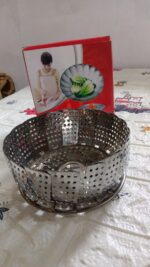 Unique Design Stainless-Steel Heaviest vegetable for Kitchen Plate Stand/ Basket - Neckline Detail by Nari Haat, Indi...