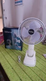 Multifunctional USB Desk Fan Clipped Fan (1 Pc / With Color Box) - Full Detail by Nari Haat, Indian ethnic wear, wome...