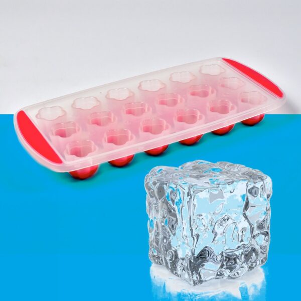 Ice Mould Flower Shape 18 Cavity Mould ice Tray - Front View by Nari Haat, Indian ethnic wear, women clothing, design...