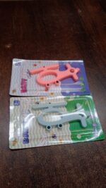 Silicone Helicopter Shape Teether for Baby (1 Pc / Mix Color) - Full Detail by Nari Haat, Indian ethnic wear, women c...