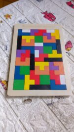 Wooden Blocks Puzzle Children's Educational Toys - Full Detail by Nari Haat, Indian ethnic wear, women clothing, desi...