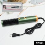 Hair Straightener Comb, Anti Scald Hot Comb Negative Ion Hair Straightener Brush Straightener 3 Gear Constant Tempera...