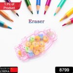 Cute School Eraser Set Cute Eraser Multi Design Rubber Erasers  (15 pc In1 Set) - With Dupatta by Nari Haat, Indian e...