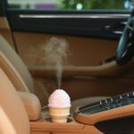 Ice Cream Design LED Humidifier for Freshening Air & Fragrance (Multicoloured) - Fabric Detail by Nari Haat, Indian e...