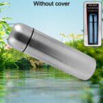 Vacuum Flask Without Cover, 18/8 Stainless Steel | Hot and Cold Water Bottle with Push-Down Lid | Double Walled Stain...