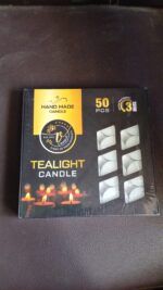 Tealight Candles Set, Smokeless Candles, Diwali (50 Pcs set) - Fabric Detail by Nari Haat, Indian ethnic wear, women ...