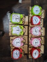 Mini Cute Alarm Clock Small Kids and Students (Mix Design & Color / 1 Pc) - Full Detail by Nari Haat, Indian ethnic w...