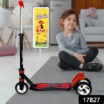 Kids 3-Wheel Leg Push Scooter with Adjustable Height (4–8 Years) - With Dupatta by Nari Haat, Indian ethnic wear, w...