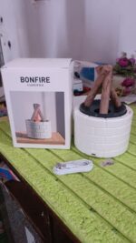 Bonfire Shaped Diffuser Essential Oil Diffuser Multi Function Flame Oil (1 Pc) - Full Detail by Nari Haat, Indian eth...