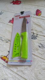 Professional Stainless Steel Kitchen Knife – Scratch & Rust Resistant Chopper - Neckline Detail by Nari Haat, India...