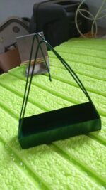 Triangular Iron Mosquito Coil Holder – Stylish Outdoor Incense Holder - Full Detail by Nari Haat, Indian ethnic wea...