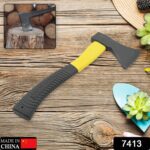 Gardening Tools Hatchet Axe Fiberglass Rubber Handle Safety Axe Pick 972 gm - With Dupatta by Nari Haat, Indian ethni...